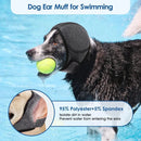 Waterproof Dog Ear Muffs for Swimming & Grooming