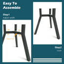 Metal Adjustable Width Raised Dog Bowl Stand