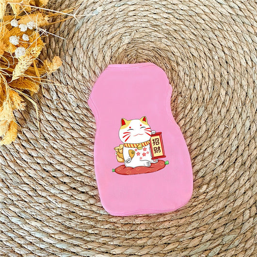 Sleeveless Dog Summer T-Shirt