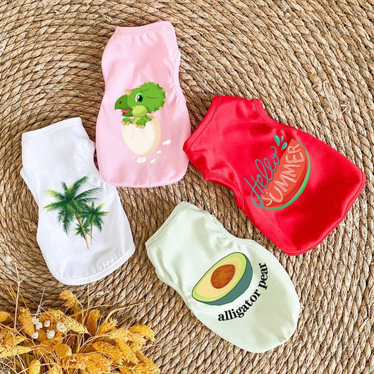 Sleeveless Dog Summer T-Shirt