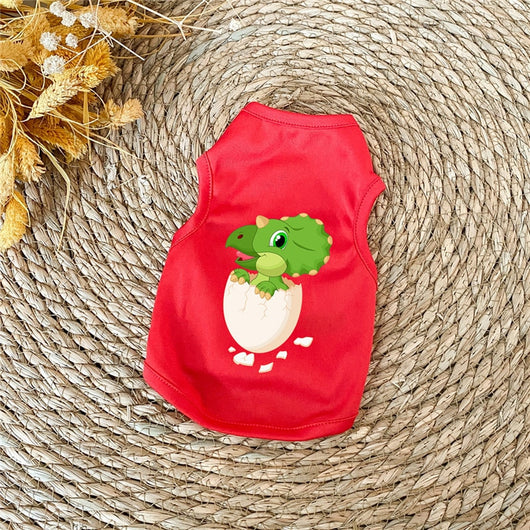 Sleeveless Dog Summer T-Shirt