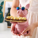 Bulldog Statue Storage Tray