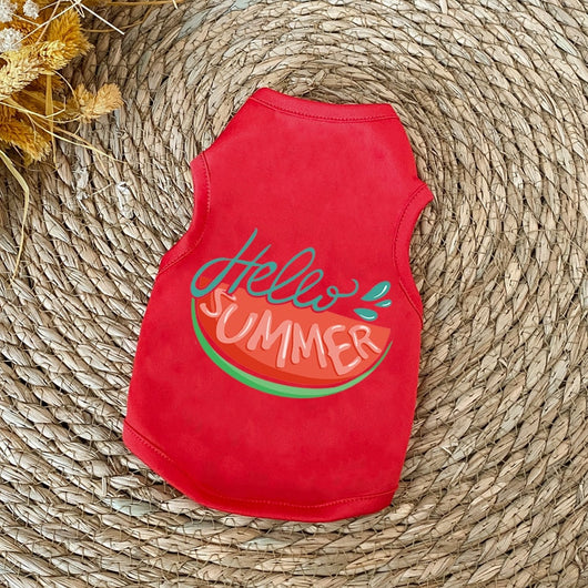 Sleeveless Dog Summer T-Shirt