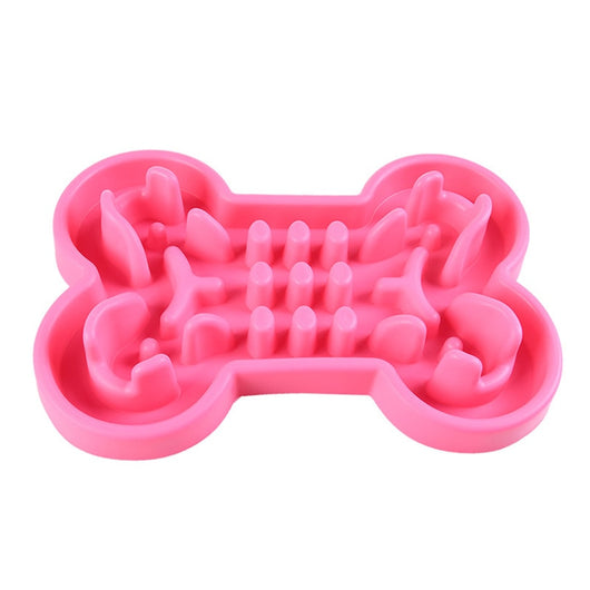 Dog Silicone Durable Slow Food Bowl
