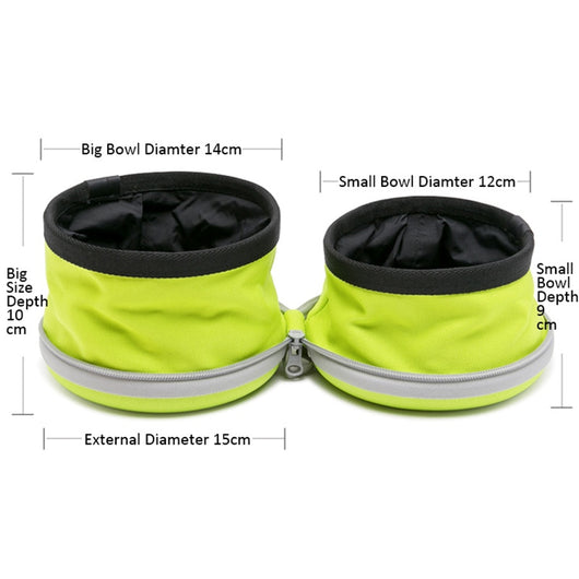 Collapsible 2-Way Use Dog Bowl