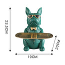 Bulldog Statue Storage Tray
