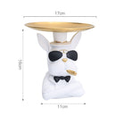 Bulldog Statue Storage Tray