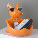 Bulldog Butler with Storage Bowl