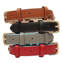 Breathable Genuine Leather Pet Collar