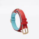 Breathable Genuine Leather Pet Collar