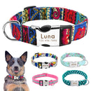 Nameplate Reflective Personalized Pet Collar