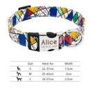 Nameplate Reflective Personalized Pet Collar