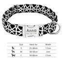 Nameplate Reflective Personalized Pet Collar