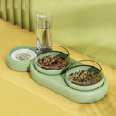 3 in 1 Automatic Water Bowl And Food Feeder Bowl Set