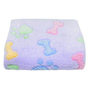 Pet Dog Bed Blanket Soft Fleece Cover