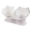Dog Food Drinking Raised Stand Dish Bowl