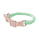 Colorful PU Leather Dog Collars Leash