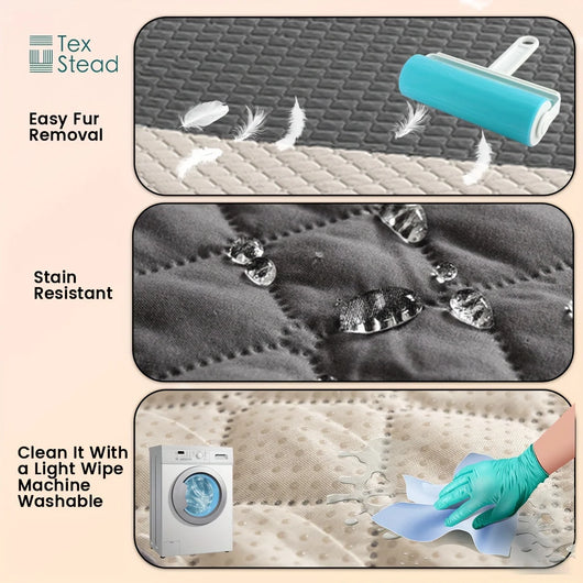 Anti-Leaking & Non-Slip Dog Bed Cover Blanket Sofa Bed Mat