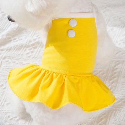 Pet Cute Yellow Summer Girl Mascotas
