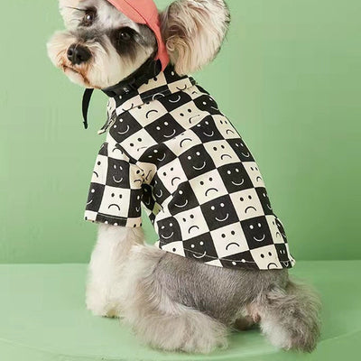 Yorkshire Poodle Puppy Plaid Shirt