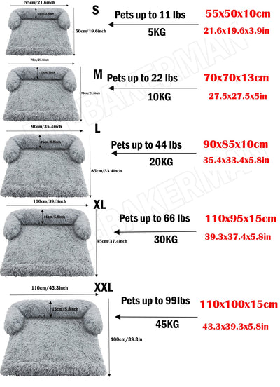 Soft Furniture Protector Dog Bed Blanket