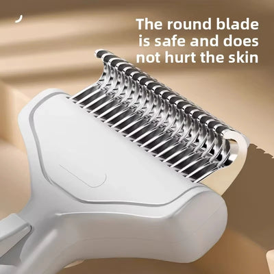 Stainless Steel Dog Hair Removal Brush Grooming