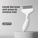 Stainless Steel Dog Hair Removal Brush Grooming