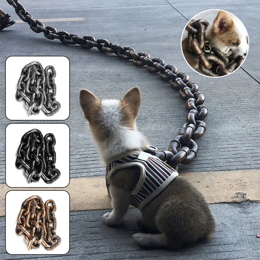 1.5m Funny Plastic Simulation Chain Dog Leash