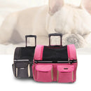 Pet Trolley Folding Four-wheeled Dog Suitcase