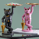 Bulldog Statue Storage Tray