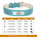 Rhinestone Leather Dog Collars