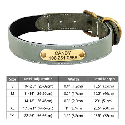 Custom Dog Collar Leather