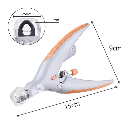 Magnification Lens Pet Cat Dog Illuminated Trimmer LED Light Nail Clippers  | eBay