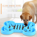 Dog Silicone Durable Slow Food Bowl