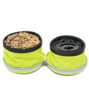 Collapsible 2-Way Use Dog Bowl