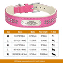 Rhinestone Leather Dog Collars