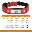 Rhinestone Leather Dog Collars