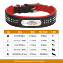 Rhinestone Leather Dog Collars