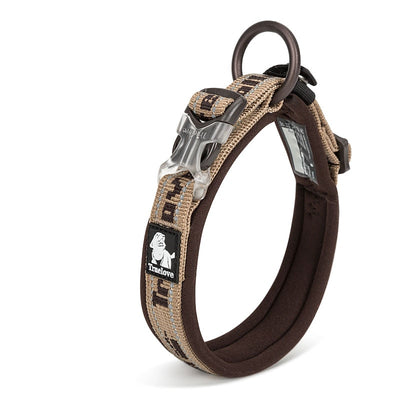 Embroider Neoprene Pet Dog Collar