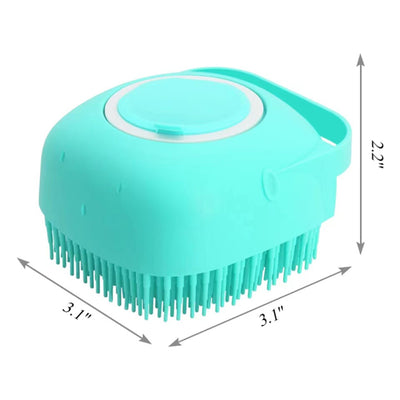 Pet Dog Bath Brush 2-in-1 Pet SPA Massage Comb