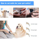 Electric Dog Nail Clippers Grooming Trimmer