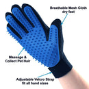 Silicone brush glove for pet baths