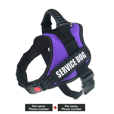 Customizable Name K9 Dog Harness