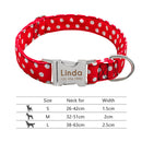 Nameplate Reflective Personalized Pet Collar