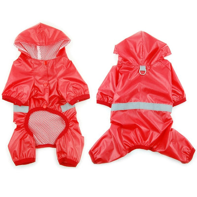 Pet Waterproof Raincoat Jumpsuit