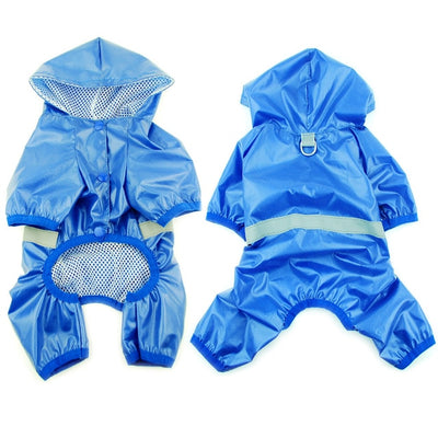 Pet Waterproof Raincoat Jumpsuit