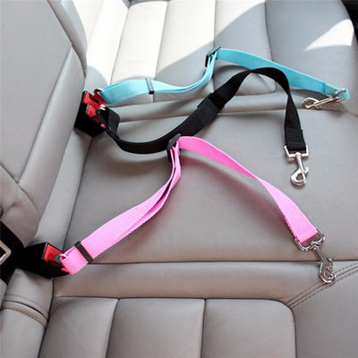 Adjustable Leash Dog Car Seat Belt