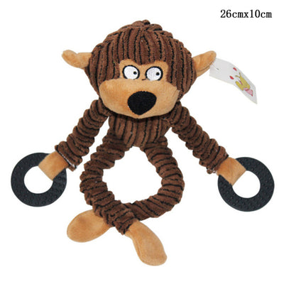 Donkey Shape Corduroy Chew Toy