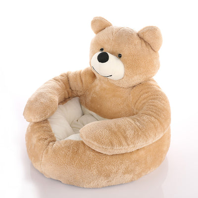 Warm Cute Bear Hug Dog Sleeping Mat