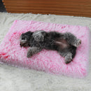 Long Plush Dog Bed Ladder Sofa